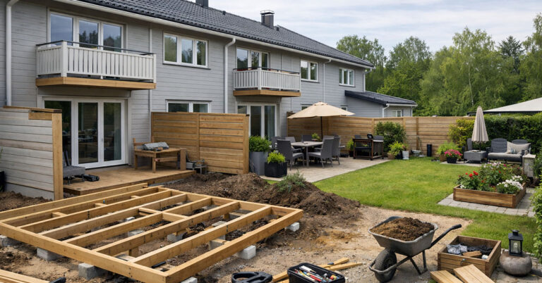 Taloyhtiön pelisäännöt – saako asunnon pihalle rakentaa?